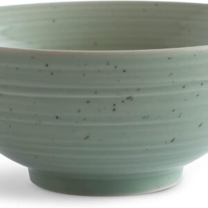 Siterra Artist's Blend 16-Piece Stoneware Dinnerware Set with Round Plates and Bowls, Muticolor