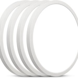 5192fCEUrYL._AC_SL1500.jpg LED Flush Mount Ceiling Light Fixture, 5000K Daylight White, 2400LM, 12 Inch 24W White Round Flat Ceiling Lights, 240W Equiv. Non-Dimmable