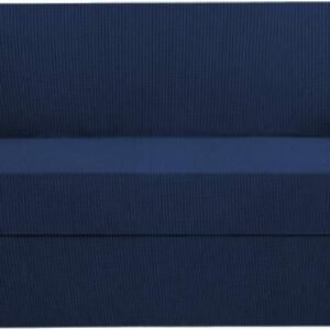 H.VERSAILTEX High Stretch Jacquard 2 Pieces Sofa Cover Couch Cover Furniture Sofa Slip Covers for Living Room, Polyester Spandex Jacquard Fabric Suit for T Cushion/Box Cushion (Sofa 72"-88", Navy)