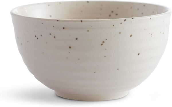 Siterra Artist's Blend 16-Piece Stoneware Dinnerware Set with Round Plates and Bowls, Muticolor