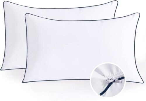 51eylovP5yL._AC_SL1500.jpg Pillows Standard Size Set of 2,Adjustable Microfiber Standard Pillows with Hollow Fiber,Hotel Quailty Bed Pillows for Sleeping 2 Pack for Side Sleeper