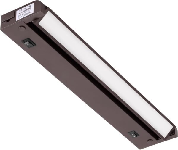 61-H6y6HpXL._AC_SL1500.jpg Inlight 16-inch Swivel LED Under Cabinet Lighting, 2 Color Levels, 2700K/4000K, Dimmable with Wall Dimmers, Plugged-in Only, Bronze Finished, IN-0109-4-BZ