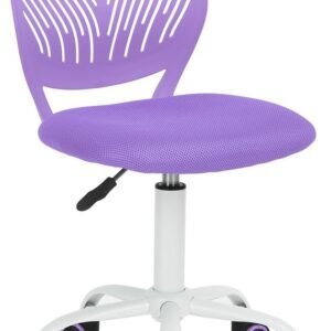 610XtKVd7vL._AC_SL1200.jpg Teens Girls Task Chair 360 Swivel, Low Mid PP Mesh Back Fabric Seat, Height Adjustable, Rolling Castor, W15.7inces x D15.2inces x H29.5-34.2inches (Rose)