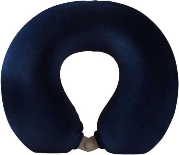 U-Shaped Neck Pillow Dual-Color Memory Foam Support Neck and Head, Suitable for Airplane, Trains, Self-Driving Cars, Pink