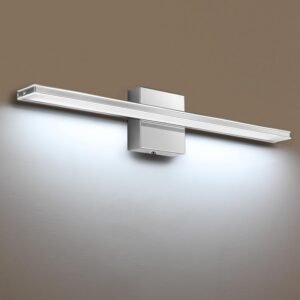 61EuHANXgcL._AC_SL1500.jpg 9W Bathroom Vanity Light Fixture Matte Black Wall Light Fixture Over Mirror Cold White 5000K Bathroom Light Fixture 16" 40cm Washroom Light for Bedroom Living Room Art Display Dressing Table