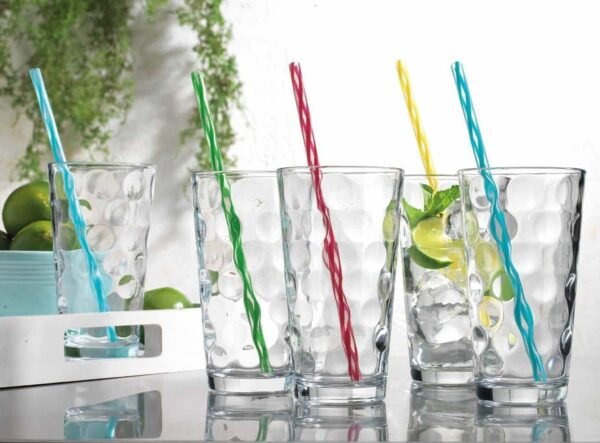 Home Essentials 12-Piece Galaxy Glassware Set, 17 oz