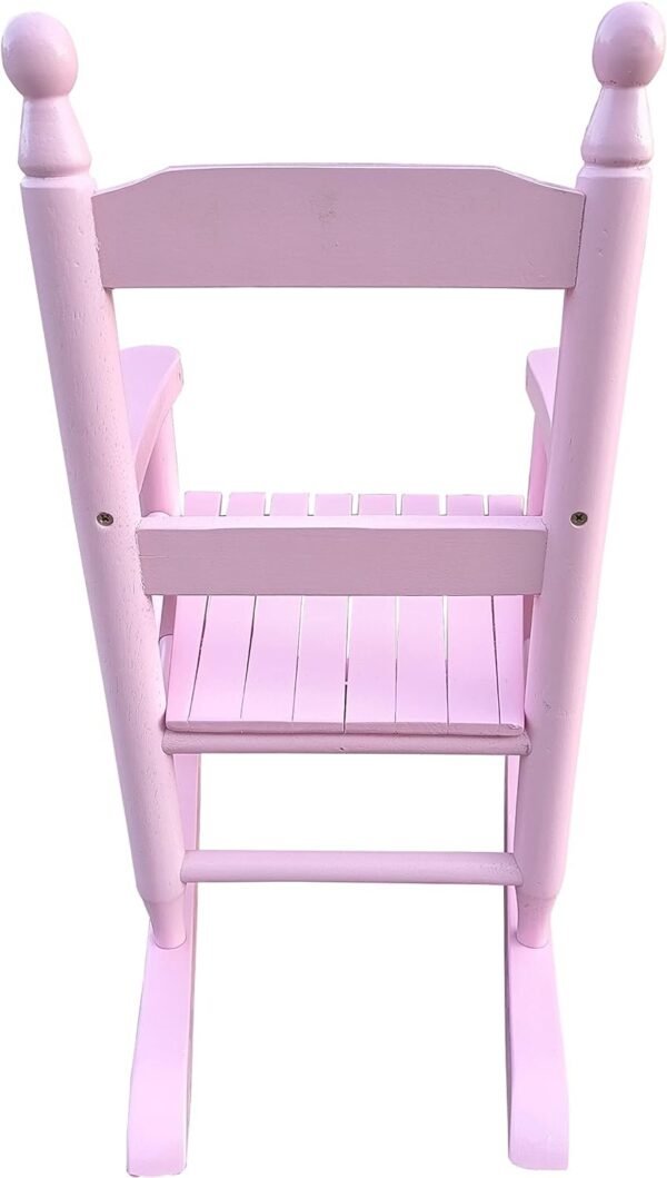 61QqJLLjCIL._AC_SL1500.jpg Kids Rocking Chair for Toddlers, Childs Rocker Chair, Wooden Rocking Lounge Chairs, Nursery Rocking Chairs, Outdoor Rocking Chair,Nursery Rocking Chairs for Girl Boy Indoor Outdoor (Light Pink)