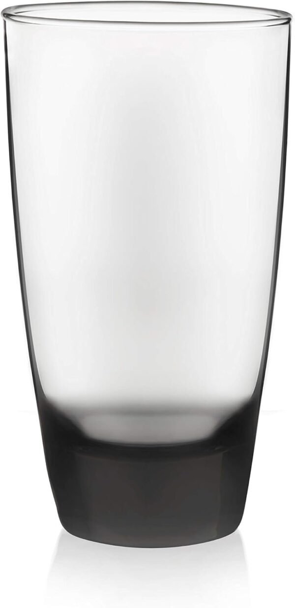 Classic Smoke Tumbler Glasses, 18-ounce, Set of 12