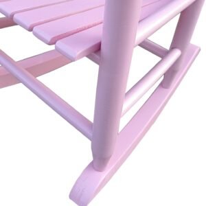 61W8PtngeVL._AC_SL1500.jpg Kids Rocking Chair for Toddlers, Childs Rocker Chair, Wooden Rocking Lounge Chairs, Nursery Rocking Chairs, Outdoor Rocking Chair,Nursery Rocking Chairs for Girl Boy Indoor Outdoor (Light Pink)