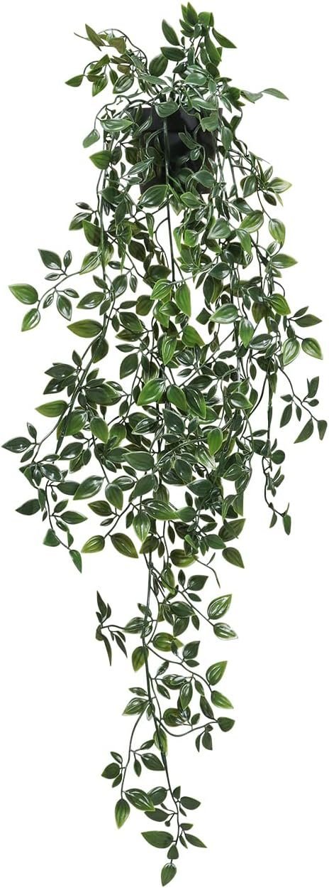 61W_DuL7fOL._AC_SL1300.jpg Artificial Hanging Plants 3 Pack Fake Potted Plants for Wall Home Room Office Indoor Decor