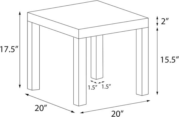 61X9MmygZJS._AC_SL1500.jpg Home Parsons End Table, White