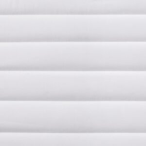 Madison Park Essentials Frisco Waterproof Sofa Bed Mattress Pad, Microfiber Channel Quilted Top - Secure Fit Anchor Band, Machine Washable Protection Cover, Queen 60x72", White