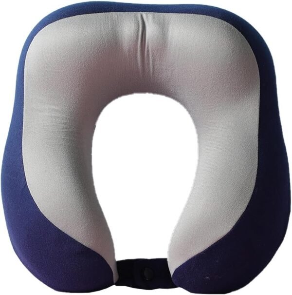 U-Shaped Neck Pillow Dual-Color Memory Foam Support Neck and Head, Suitable for Airplane, Trains, Self-Driving Cars, Pink