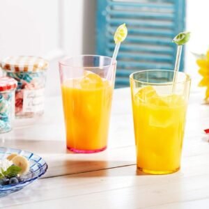 71-YIDVkV2L._AC_SL1500.jpg 19oz Unbreakable Premium Drinking Glasses Set of 6 - Super Grade Acrylic Plastic - Perfect for Gifts - Dishwasher Safe - Stackable - Drinkware Cups Reusable Water Tumbler