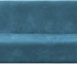 71C_qgL_APL._AC_SL1500.jpg H.VERSAILTEX Real Velvet Futon Cover Armless Sofa Covers Sofa Bed Covers Stretch Futon Couch Cover Sofa Slipcover Furniture Protector Thick Soft Cozy Velvet Fabric Form Fitted Stay In Place, Sea Grass