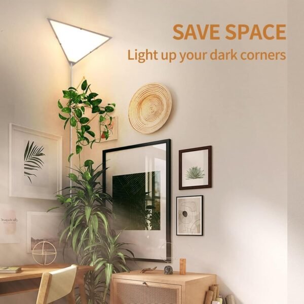 71RMEHfa7NL._AC_SL1500.jpg Corner Light, Plug in Ceiling Lights, Modern Corner Lights for Living Room, Triangle Corner Light with Acrylic Shade, Corner Lamp for Office, Bedroom