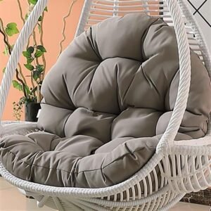 Outdoor Rocking Chair Cushion, Cushion Rocking Chair Recliner Cushion Outdoor Suitable for Front Porch, Living Room, Patio, Garden, Yard Black