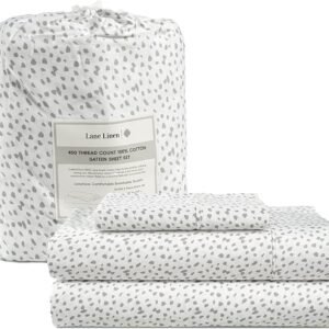 Queen Sheet Set, 4 Pc Queen Size Sheets Set, 450 Thread Count 100% Cotton Sheets, Cooling Sheets Queen Size, Soft and Breathable Bed Sheets Queen, Deep Pocket Queen Sheets - Ivory