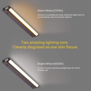 71eFjPg6YTL._AC_SL1500.jpg Inlight 16-inch Swivel LED Under Cabinet Lighting, 2 Color Levels, 2700K/4000K, Dimmable with Wall Dimmers, Plugged-in Only, Bronze Finished, IN-0109-4-BZ