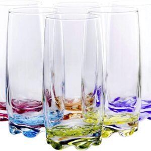 71o3H0FsZDS._AC_SL1500.jpg Vibrant Splash Water, Beverage Highball Glasses, 13.25 Ounce - Set of 6