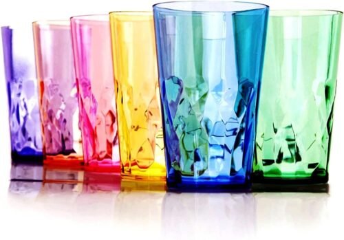 71pMGz5sPlL._AC_SL1500.jpg 19oz Unbreakable Premium Drinking Glasses Set of 6 - Super Grade Acrylic Plastic - Perfect for Gifts - Dishwasher Safe - Stackable - Drinkware Cups Reusable Water Tumbler
