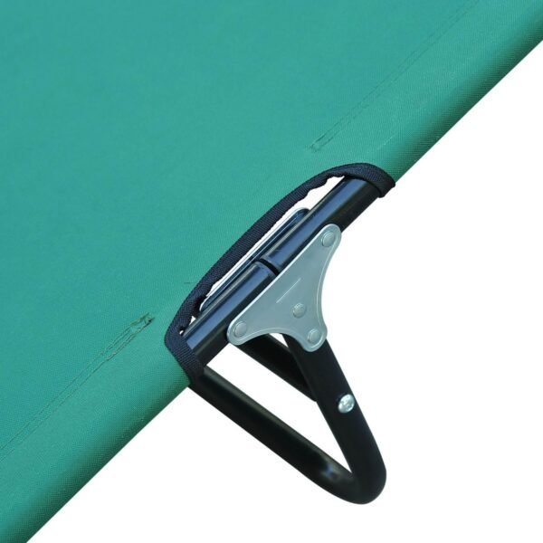 71tgIHTrrwL._AC_SL1500.jpg Folding Chaise Lounge Pool Chairs, Outdoor Sun Tanning Chairs with 5-Level Reclining Back, Steel Frame for Beach, Yard, Patio, Green