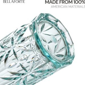 Shatterproof Tritan Plastic Tall Tumbler, Set of 4, 18oz - Myrtle Beach Drinking Glasses - Unbreakable Drinking Glasses for Parties - BPA Free - Teal