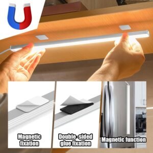 71yiqlczcdL._AC_SL1500.jpg LED Under Cabinet Lighting, Under Cabinet Lights with USB Powered Under Cabinet Lights for Closet Light Bar Under Counter Lighting Work Tables Student Dormitory (Include AC Power Plug)