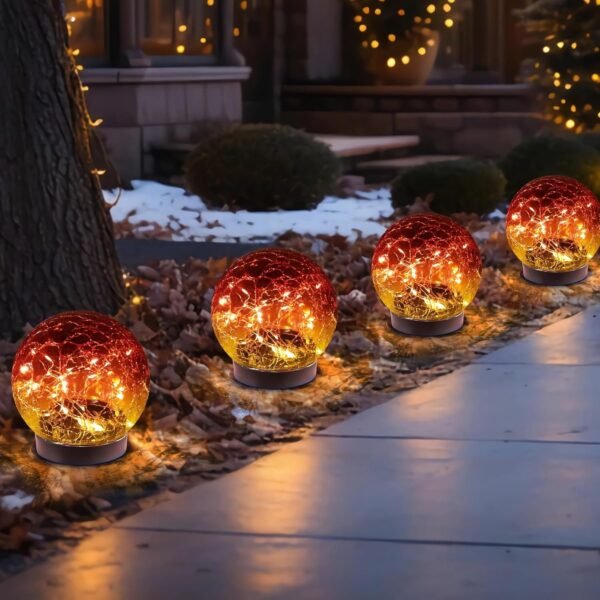 71z_XV2GG0L._AC_SL1500.jpg Solar Globe Lights Outdoor Waterproof-Solar Balls-Solar Garden Lights-Solar Orbs for Outside 2 Pack Cracked Glass Ball for Lawn Patio Yard Backyard Decorations