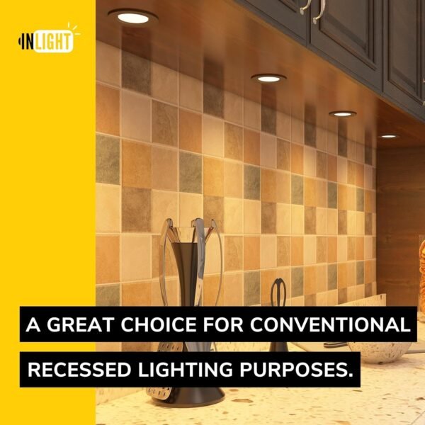 81WdJQD2g_L._AC_SL1500.jpg 2.75" Wide 3000K Dimmable LED Puck Lights Kit, Plug-in Installation with recessed or Surface Mounted, Bronze Finished, Set of 3, IN-0102-3-BZ