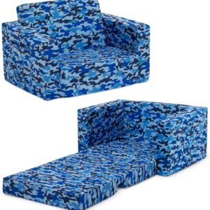 81jjUe1EdqL._AC_SL1500.jpg Delta Children Cozee 2-in-1 Convertible Sofa to Lounger - Comfy Flip Open Couch/Sleeper for Kids, Space