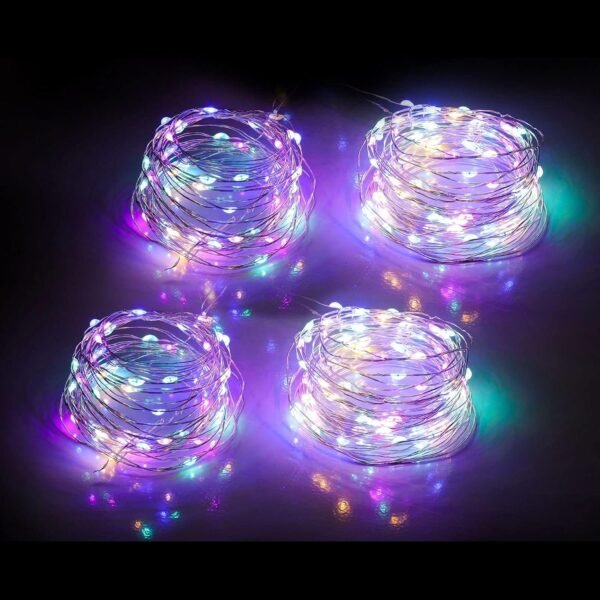 81pDtrbEE7L._AC_SL1500.jpg Mandiq 4 Pack Fairy Lights Battery Operated, String Lights 10ft 30 LEDs, Flashing and Constant Light Mode, Silver Wire Mini Lights for Festival, Christmas Decoration, Multicolor…