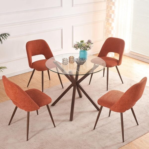 81rmk0xFgZL._AC_SL1500.jpg Dining Chairs Set of 4,Modern Upholstered Dining Room Chairs, Kitchen Chairs with Metal Legs, Comfortable Kitchen Chairs for Dining Room Kitchen Bedroom Cafe Bistro Restaurant,Grey