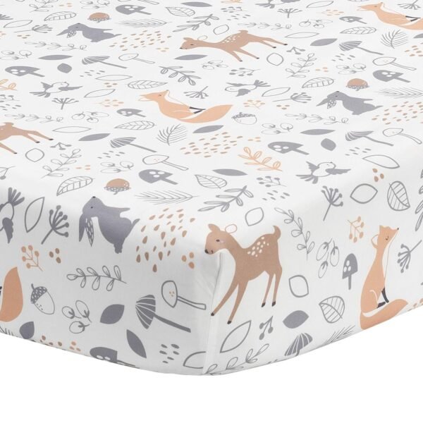 Bedtime Originals 3 Piece Crib Bedding Set, Deer Park, Multicolor