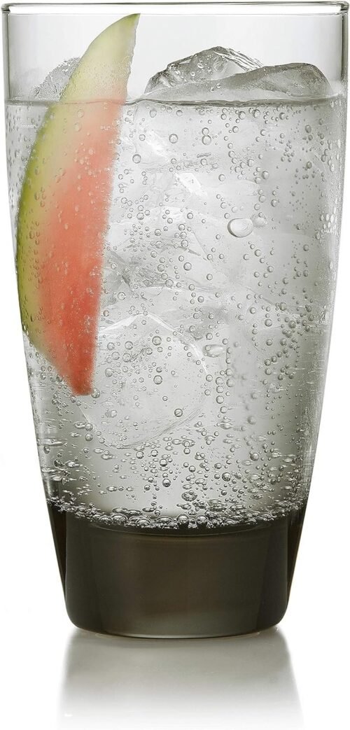 Classic Smoke Tumbler Glasses, 18-ounce, Set of 12