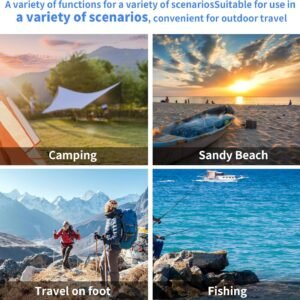 91ilMV8Ea_L._AC_SL1500.jpg Portable Camping Chair, Lightweight Folding Chair Beach Chair with Side Pockets for Outdoor Camp, Backpacking, Travel, Beach, Picnic, Hiking