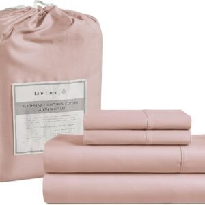Queen Sheet Set, 4 Pc Queen Size Sheets Set, 450 Thread Count 100% Cotton Sheets, Cooling Sheets Queen Size, Soft and Breathable Bed Sheets Queen, Deep Pocket Queen Sheets - Ivory