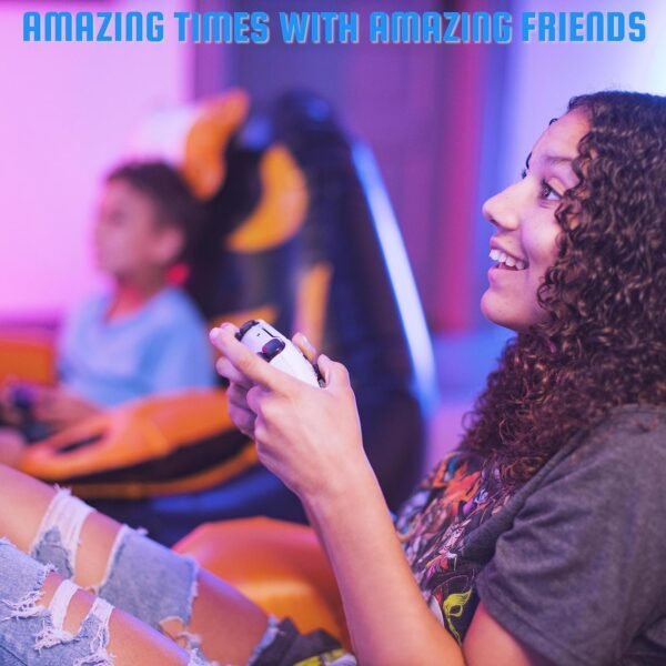 A1eKrhU1E_L._AC_SL1500.jpg Gaming Chair for Kids- Air Pump and Gift Included 3-in-1, Inflatable Chair for Kids- Kids Gaming Chair- Kids Gaming Chair 8-12- Gamer Chair for Kids, Black