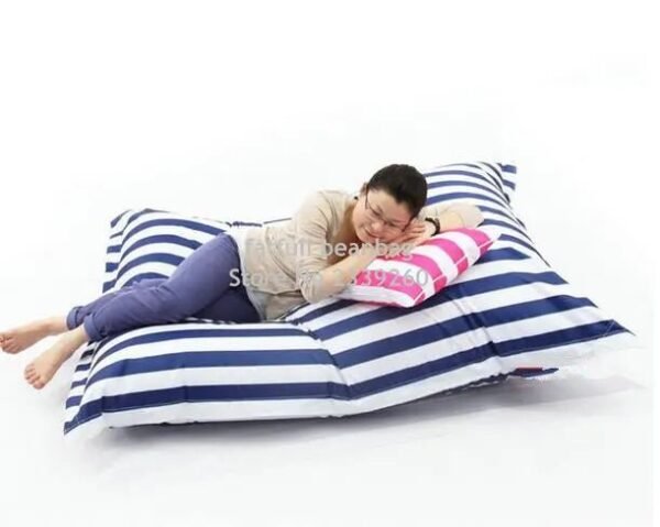 Cover-only-No-Filler-Cotton-fabric-Black-strip-fashion-bean-bag-READING-chair-living-room-beanbag_1498d3b7-2f96-403c-a397-7c994565161f.jpg Cover only No Filler - Cotton fabric Black strip fashion bean bag READING chair, living room beanbag sofa cushion 56 x 72 inch