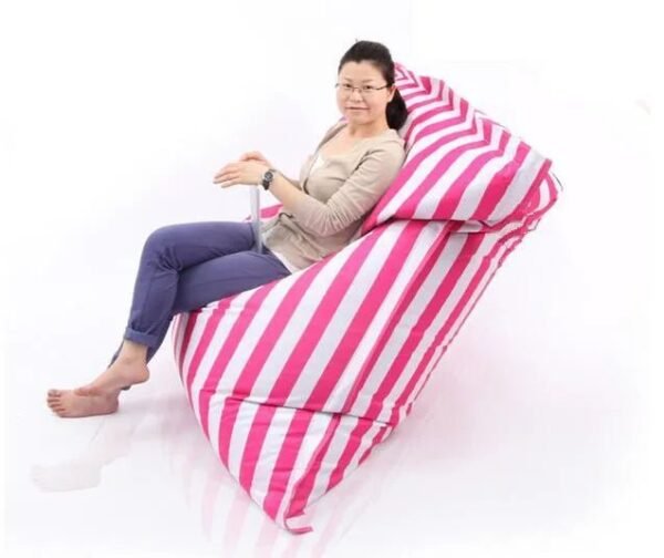 Cover-only-No-Filler-Cotton-fabric-Black-strip-fashion-bean-bag-READING-chair-living-room-beanbag_51a0cd7b-87ff-434c-a6a5-e462d8d2834a.jpg Cover only No Filler - Cotton fabric Black strip fashion bean bag READING chair, living room beanbag sofa cushion 56 x 72 inch