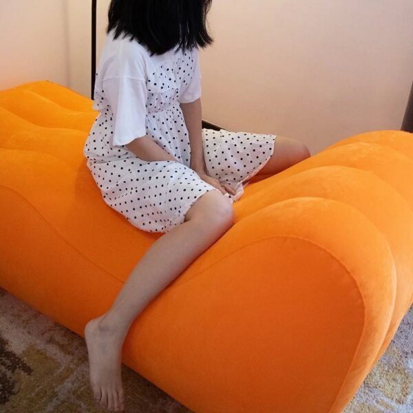 Inflatable Sofa Bed Chaise Furniture Love Pillow Make Love Air Pump Rocking Seat Toy Chair Bedroom Husband And Wife Night Bed