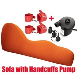 Inflatable Sofa Bed Chaise Furniture Love Pillow Make Love Air Pump Rocking Seat Toy Chair Bedroom Husband And Wife Night Bed