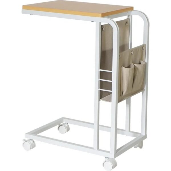 Modern Metal Sofa Side Table Coffee Tables for Sale Living Room Furniture Small Black Round Coffee Table with Wheel